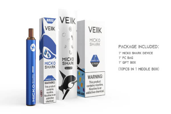 Veiik Micko Shark Disposable Pod.