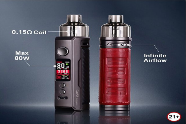 Voopoo Drag X 80W Pod Kit được trang bị nhiều tính năng vượt trội