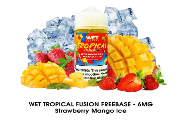 Wet Tropical Fusion Strawberry Mango Ice